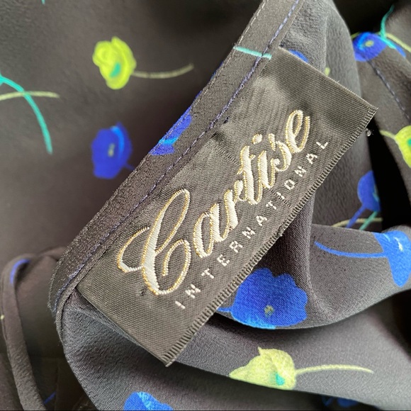 Cartise International Vintage Navy 🌸 Maxi Dress - Picture 12 of 12